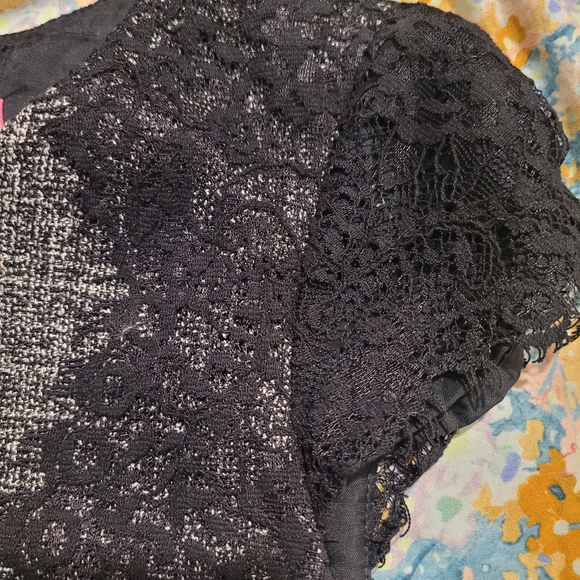 Betsey Johnson Lace Tweed Sheath Dress - Picture 11 of 16